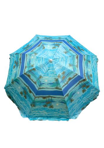 Зонт пляжный фольгированный с наклоном (4 расцветок) 200 см 12 шт/упак М44459 - фото 10